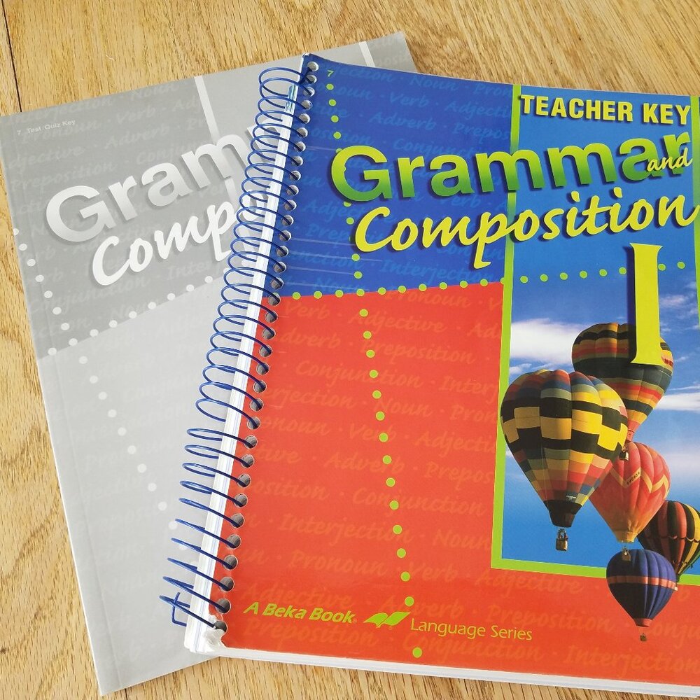 Abeka Grammar & Composition I Teacher / Tests Quiz Key 7th Grade, 4th Edition